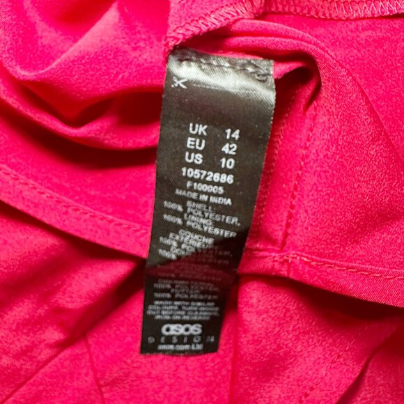 ASOS red flowy blouse - Picture 7 of 8